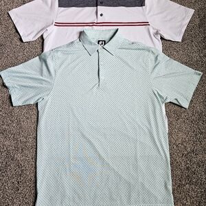 Lot of 2 men's footjoy medium polos